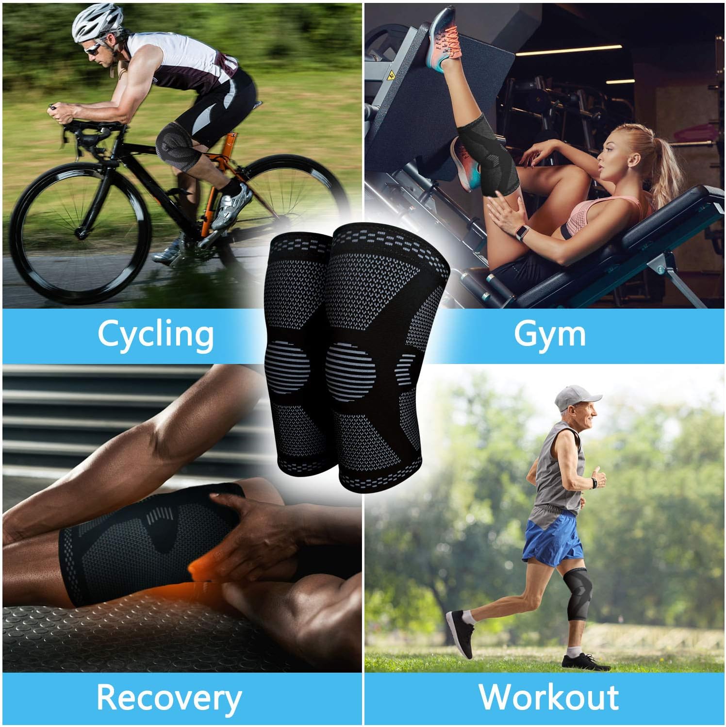 Thumbnail 6 de Gemschest Knee Support 2 Pack, Size L