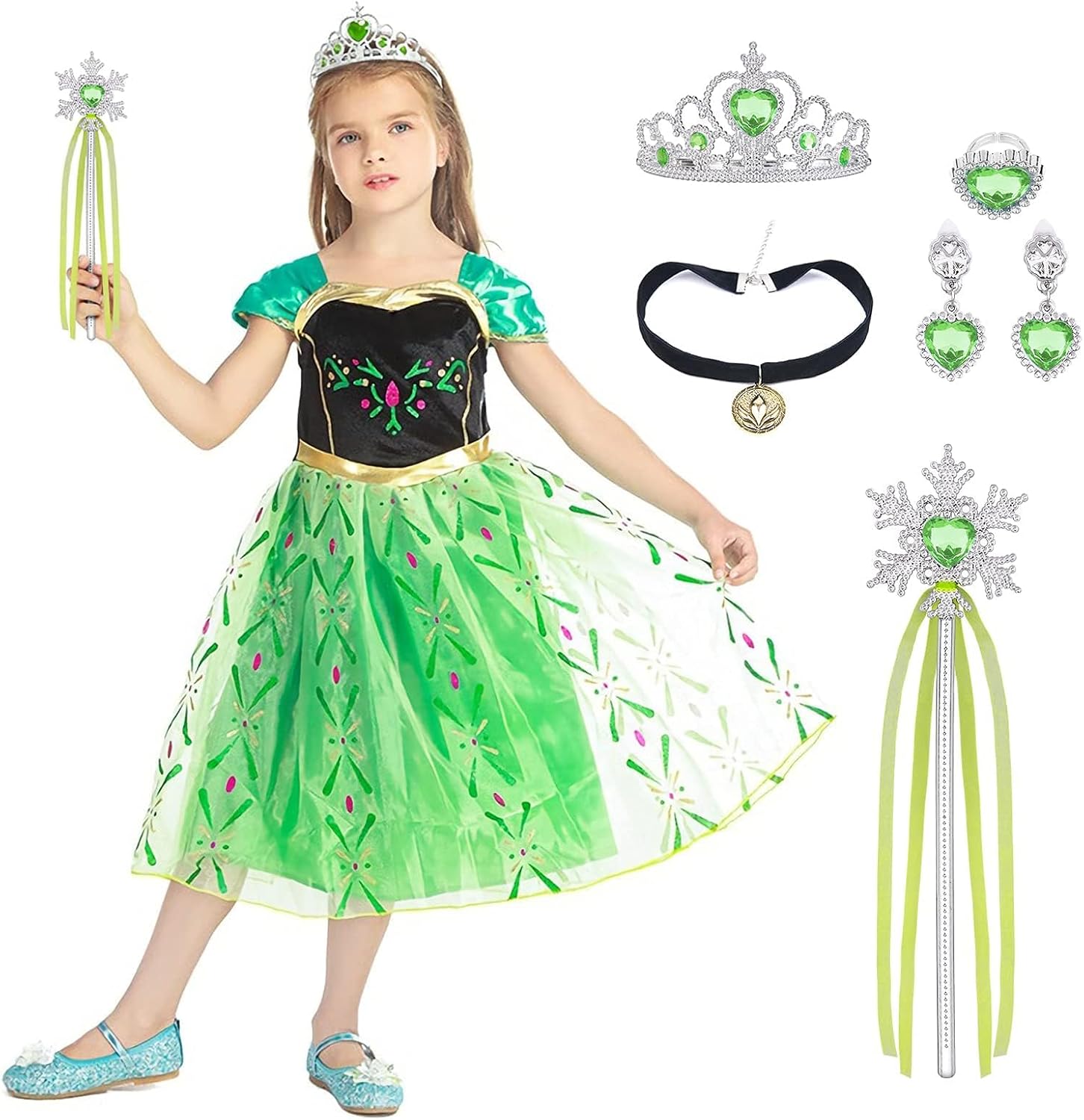 Thumbnail 4 de URAQT Bambina Abito da Principessa 1 set