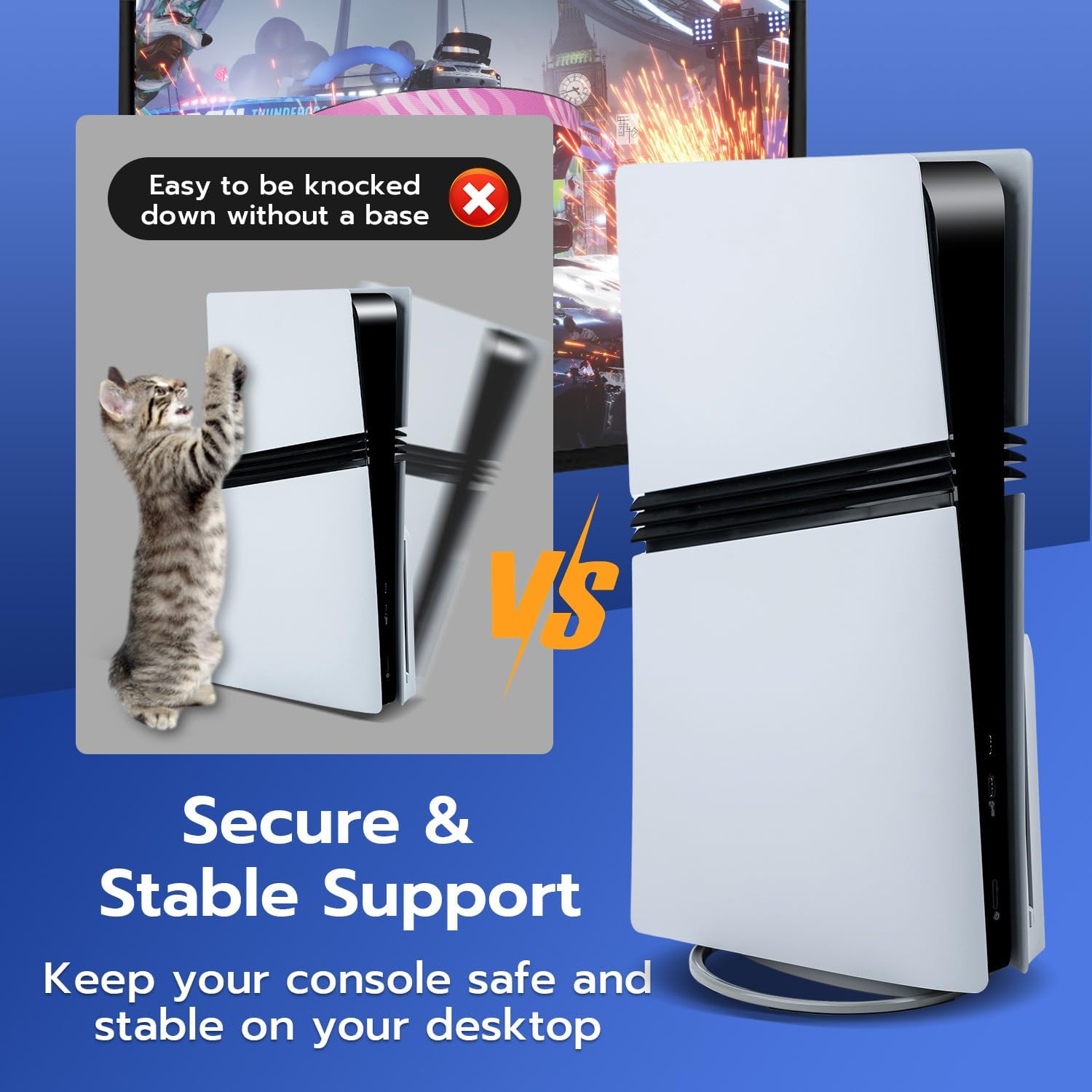 Thumbnail 2 de Tolesum Vertikaler Standfuß PS5 mit Anti-Rutsch