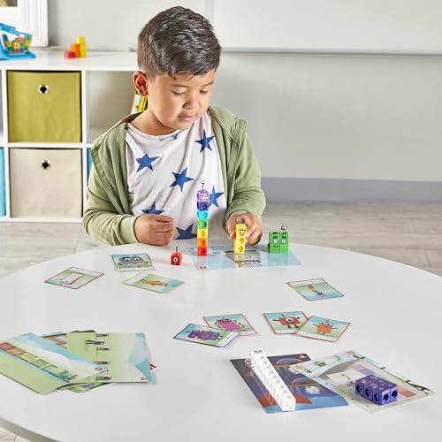 Detalle de Learning Resources Numberblocks 1-10 MathLink Cubes Activity Set (Ages 3+)
