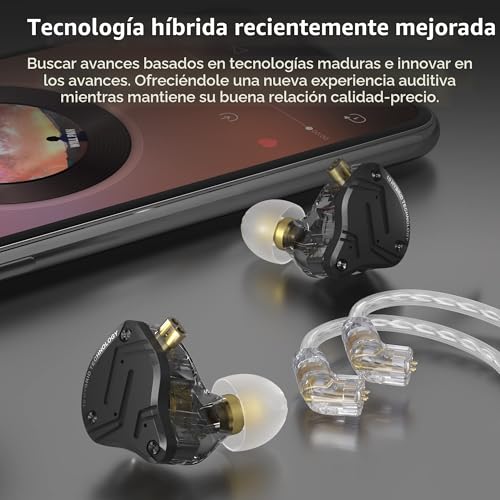 Thumbnail 6 de Yinyoo KZ ZS10 Pro X: auriculares híbridos 4BA+1DD para audiófilos sin micrófono