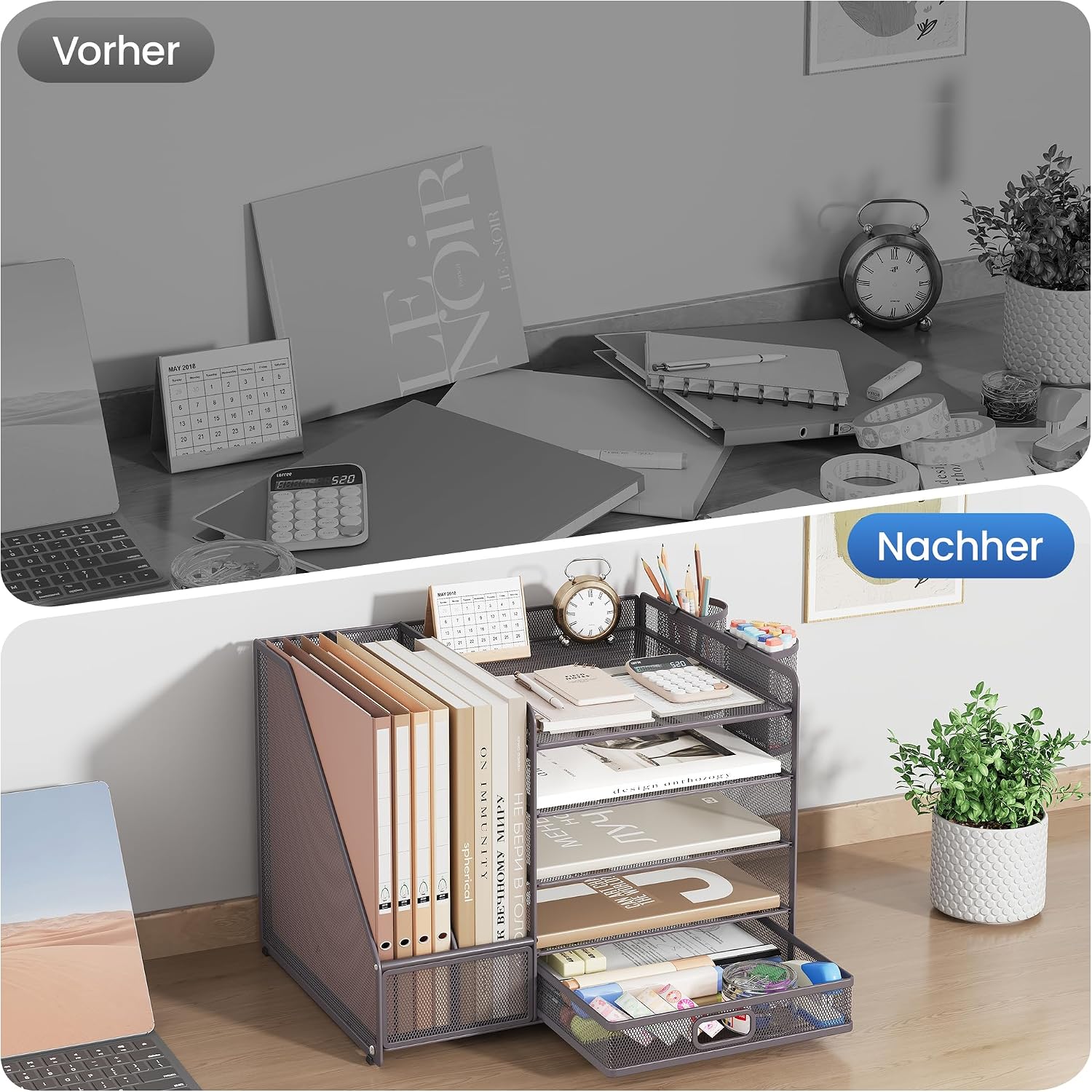 Thumbnail 5 de VITVITI Schreibtisch Organizer 5 Ebenen 📂