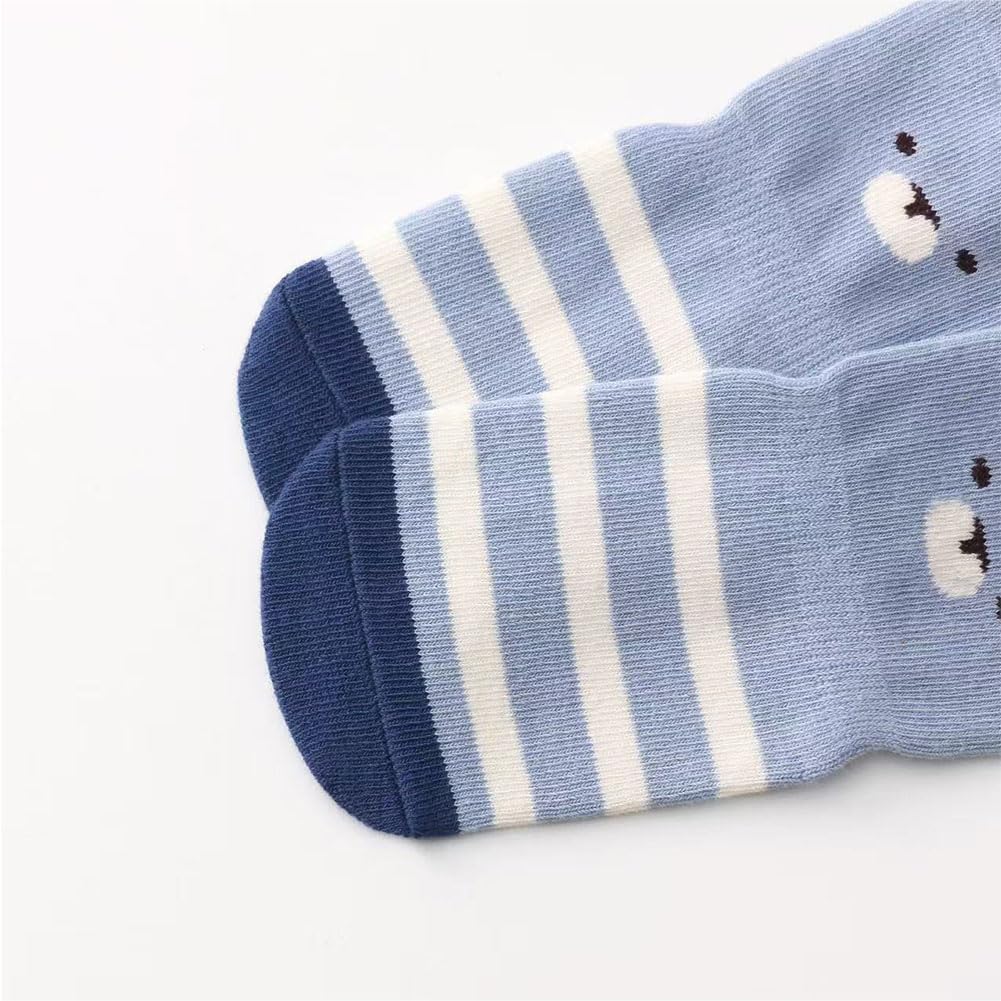 Thumbnail 2 de FedMois 5 Pairs Baby & Kids Anti-slip Cotton Ankle Socks (Animals)