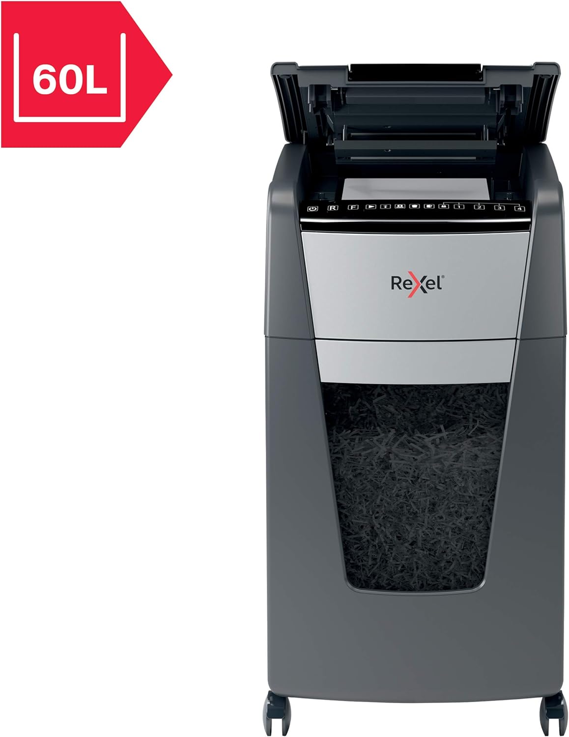 Thumbnail 6 de Rexel Auto+ 300X : Destructeur de documents automatique, coupe croisée P-4, 300 feuilles, corbeille 60 L