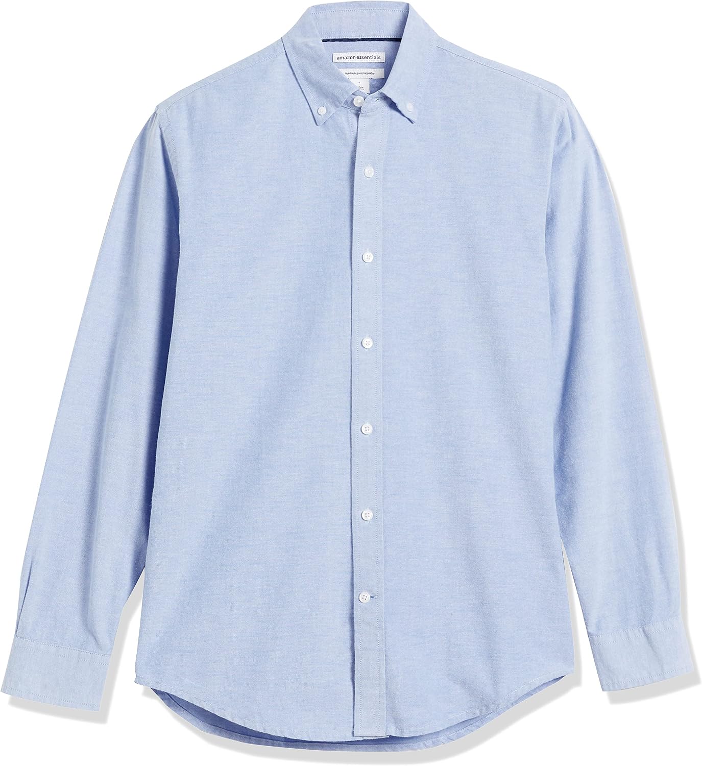 Detalle de Amazon Essentials Men's Regular-Fit Long-Sleeved Oxford Shirt