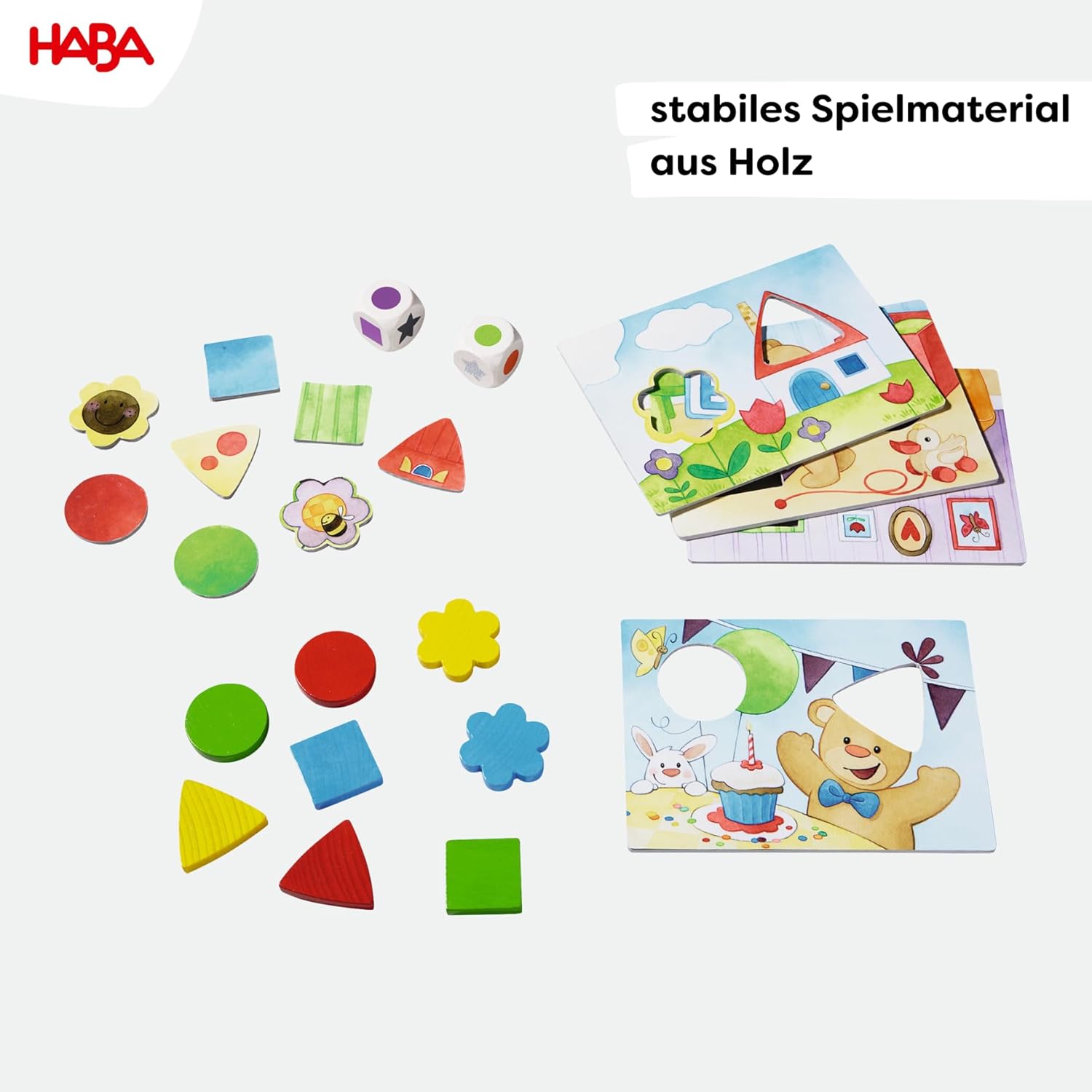 Thumbnail 3 de HABA Colori e Forme di Teddy – i miei primi giochi di collocazione
