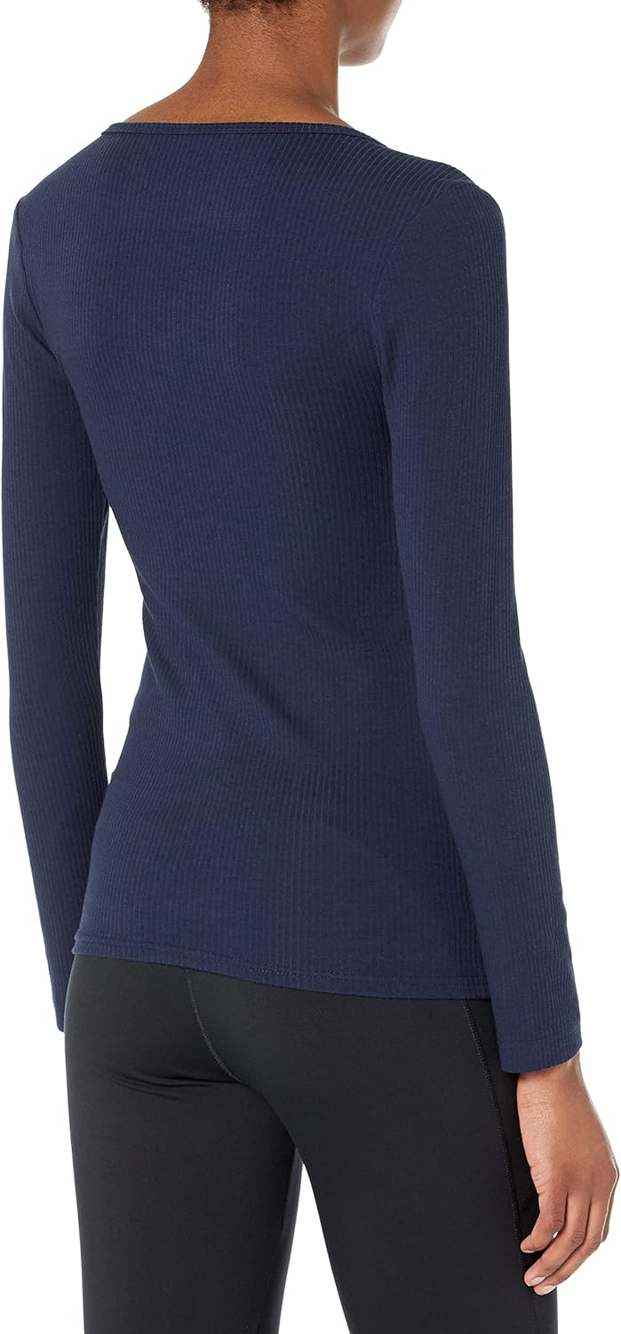 Thumbnail 2 de Amazon Essentials Damen mehrlagige Slim-Fit Langarm-Strickhemden mit V-Ausschnitt (auch in Übergröße)