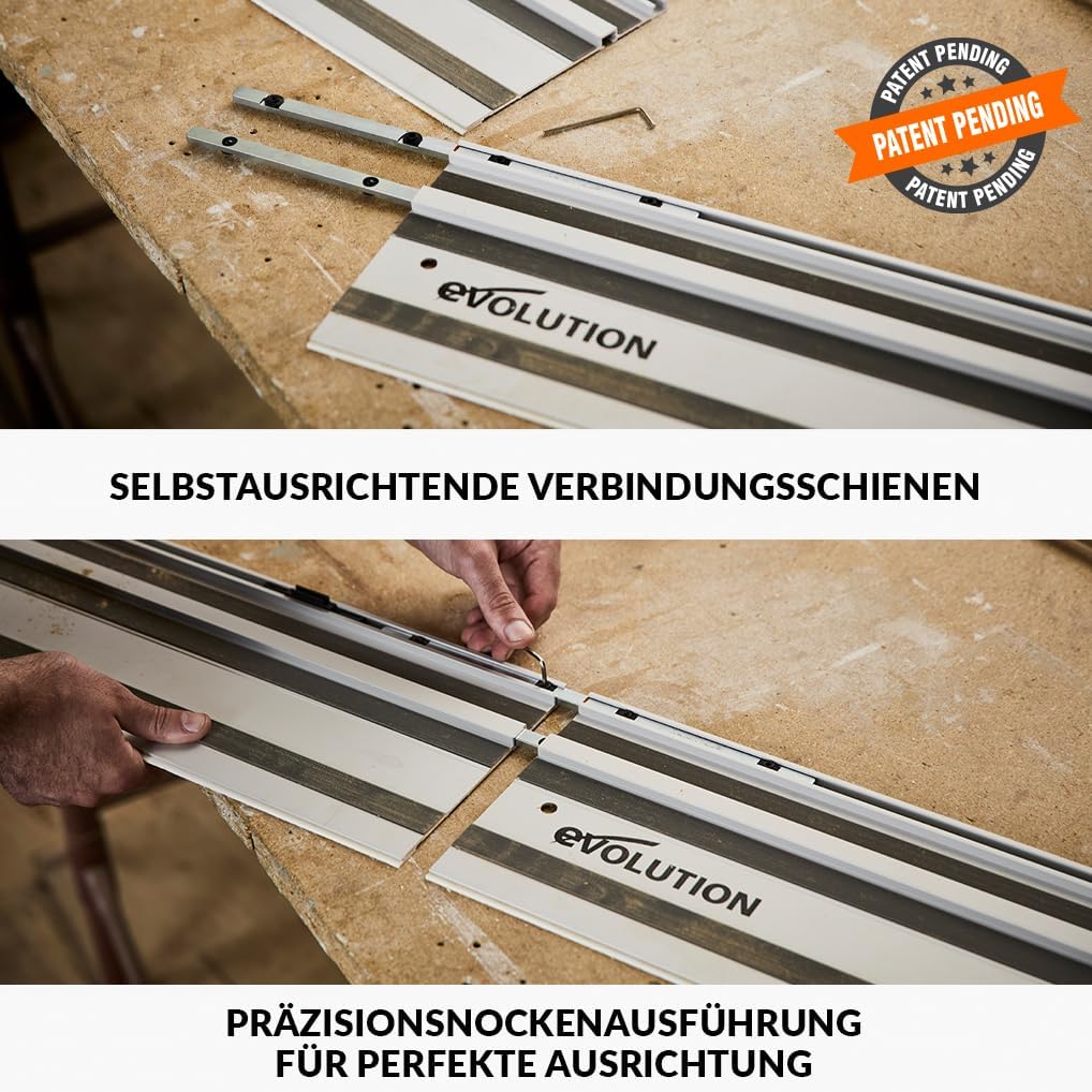 Thumbnail 4 de Evolution ST1400-G2 Führungsschiene: Universelle 1,4 m Führungsschiene für Kreissägen