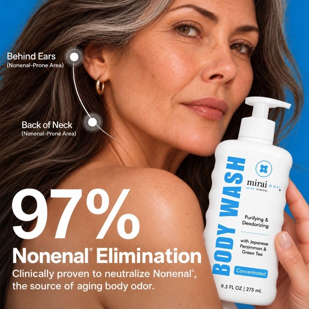 Detalle de Mirai Clinical BWASH-29300-00042 Persimmon Body Wash for Nonenal Odor