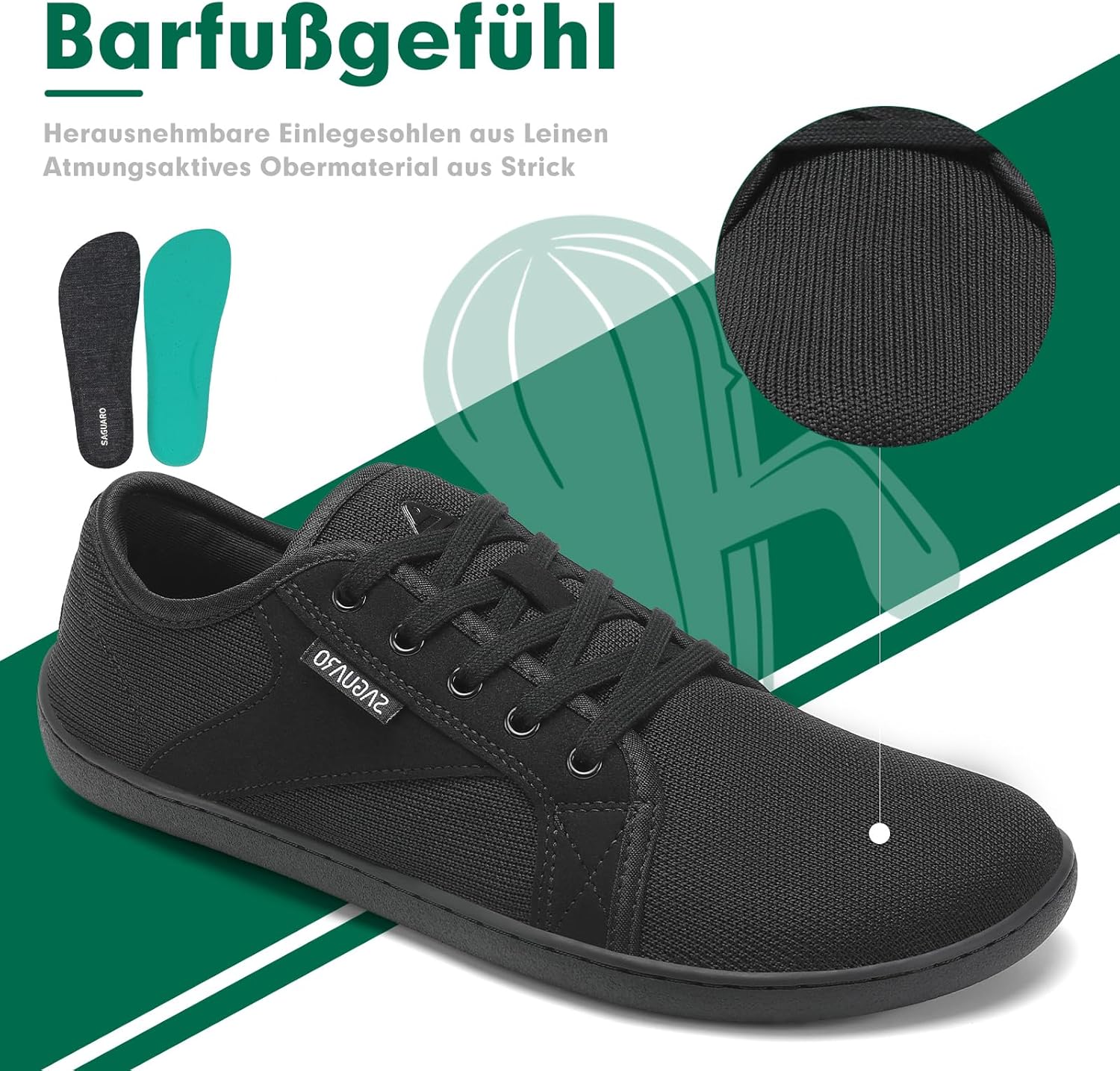 Thumbnail 4 de SAGUARO Barfußschuhe Knit Gr. 36–48