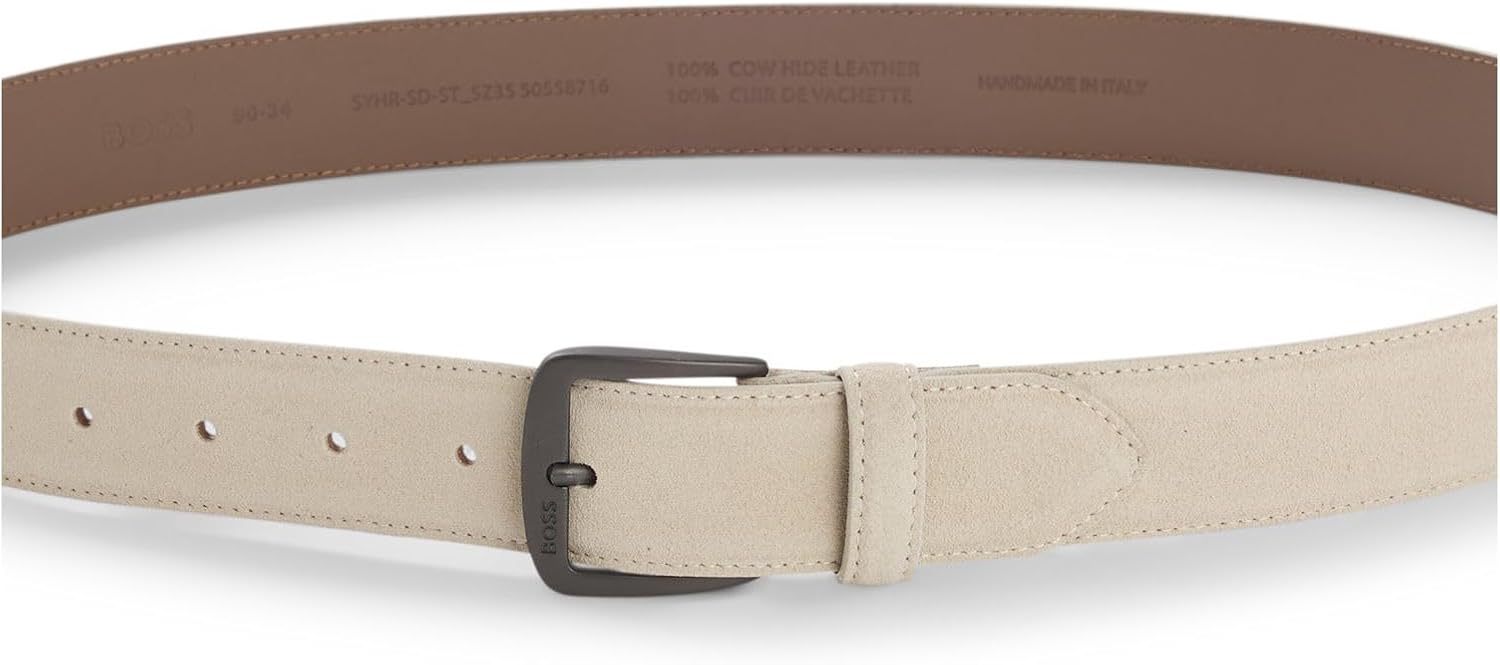 Detalle de BOSS Syhr-sd-st_sz35 10212352 01 Cintura Uomo – pelle di mucca, stile e comfort