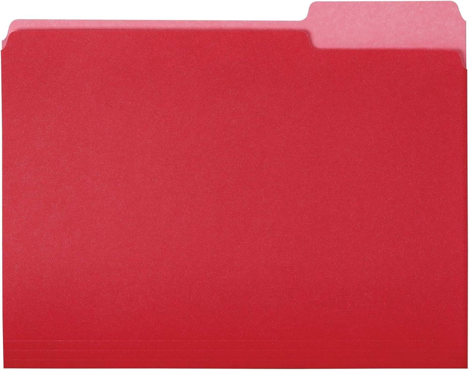 Thumbnail 6 de Amazon Basics File Folders for Organization, Red, 36-Pack (Letter Size, 1/3 Cut Tab)