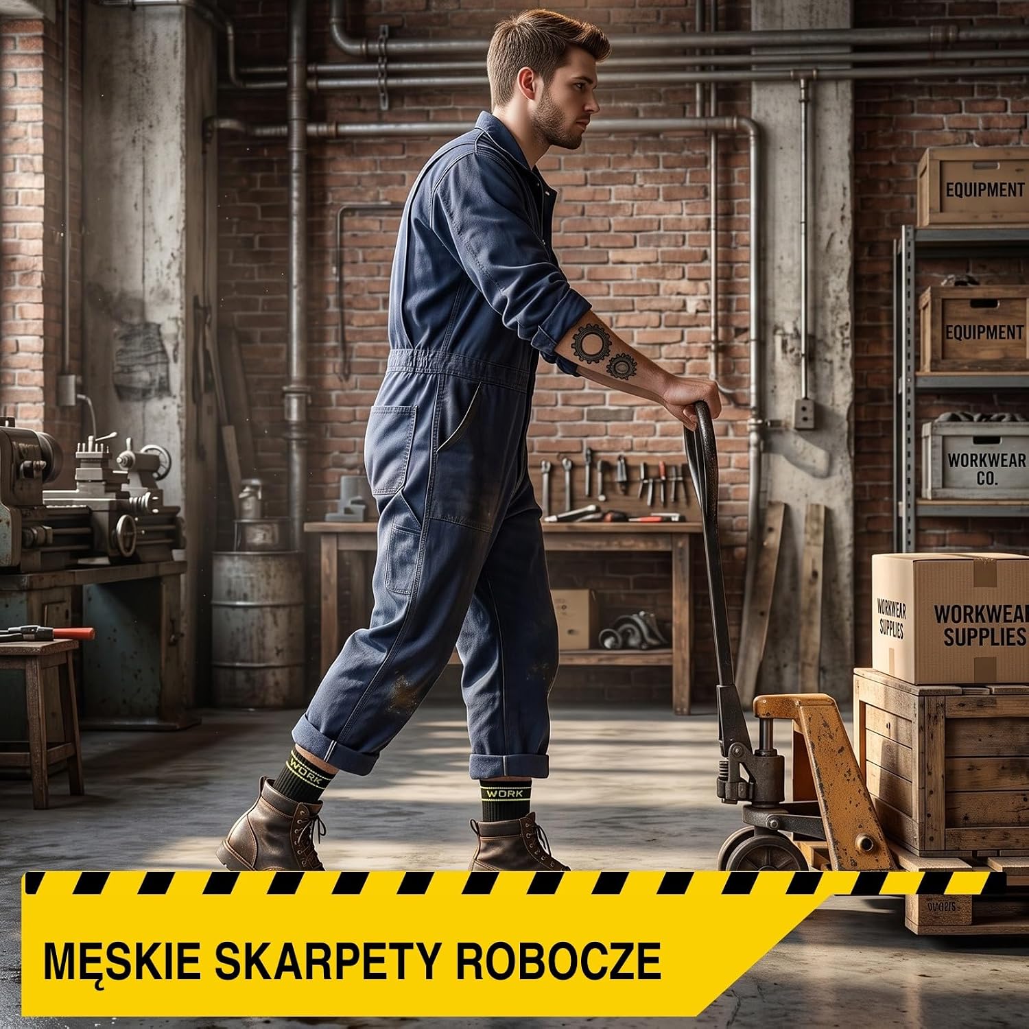 Detalle 2 de SukModen skarpety robocze męskie, 10 par, z wyściełaną podeszwą