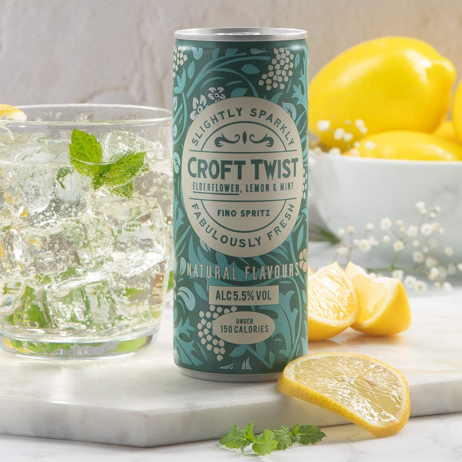 Detalle de Croft Twist Fino Spritz 🍹 Pack de 12 Latas 250ml