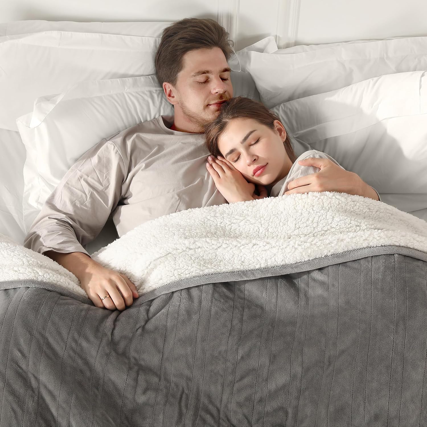 Detalle 2 de ESTINGO YCDM-EB8490 Queen Heated Blanket, 84 x 90 in, Dual Controls