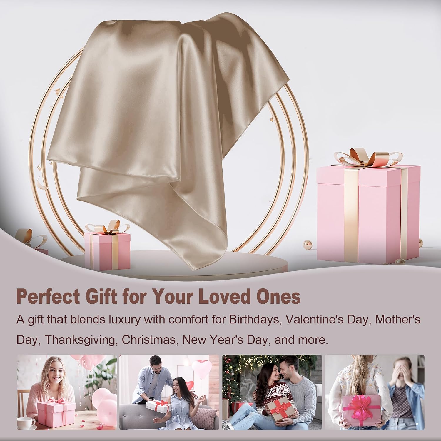 Detalle 2 de LYSHIN Silk Pillowcases 19 Momme