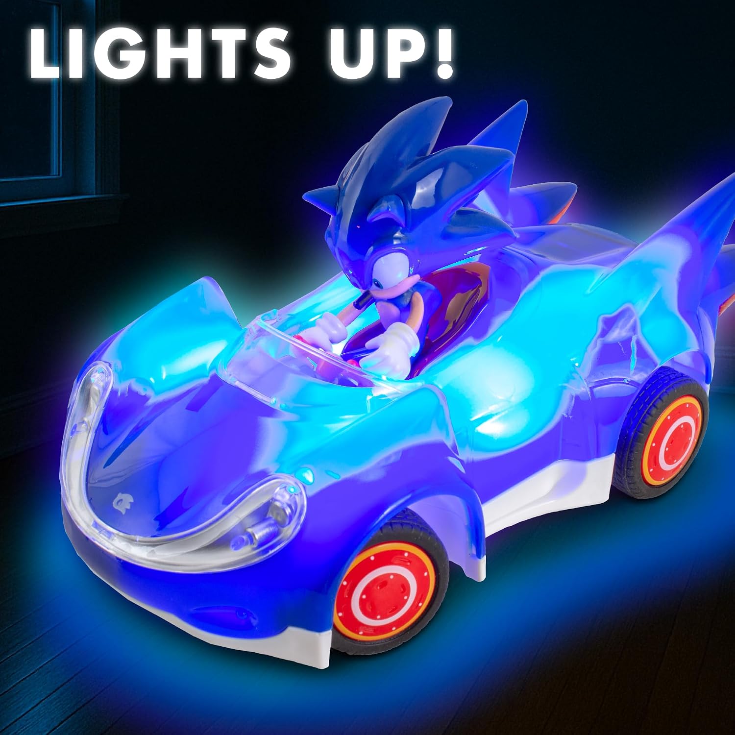 Detalle 2 de NKOK 685 Sonic Glow Racer 1:28 Scale RC Car with Light-Up Panels