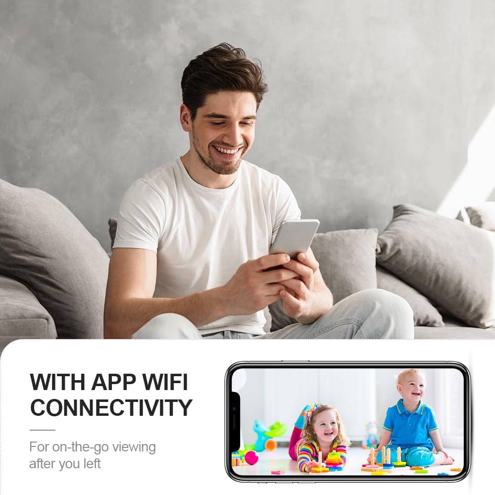 Detalle de AOBOCAM Mini WiFi Spy Camera 4K, 6H battery