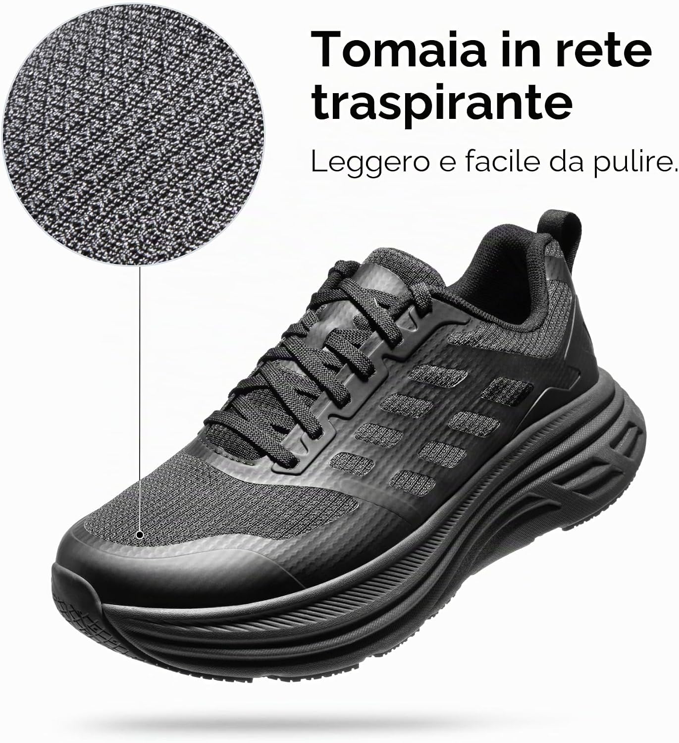 Detalle de NORTIV 8 Scarpe da Ginnastica da Uomo – Leggere, Traspiranti e Versatili per Corsa, Trekking e Sport