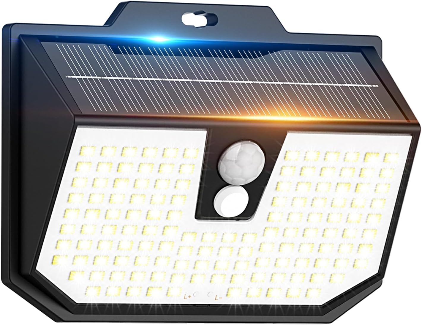Lampe Solaire Extérieure avec Détecteur de Mouvement – 3 Modes, IP65, LED 6000K Blanc Froid