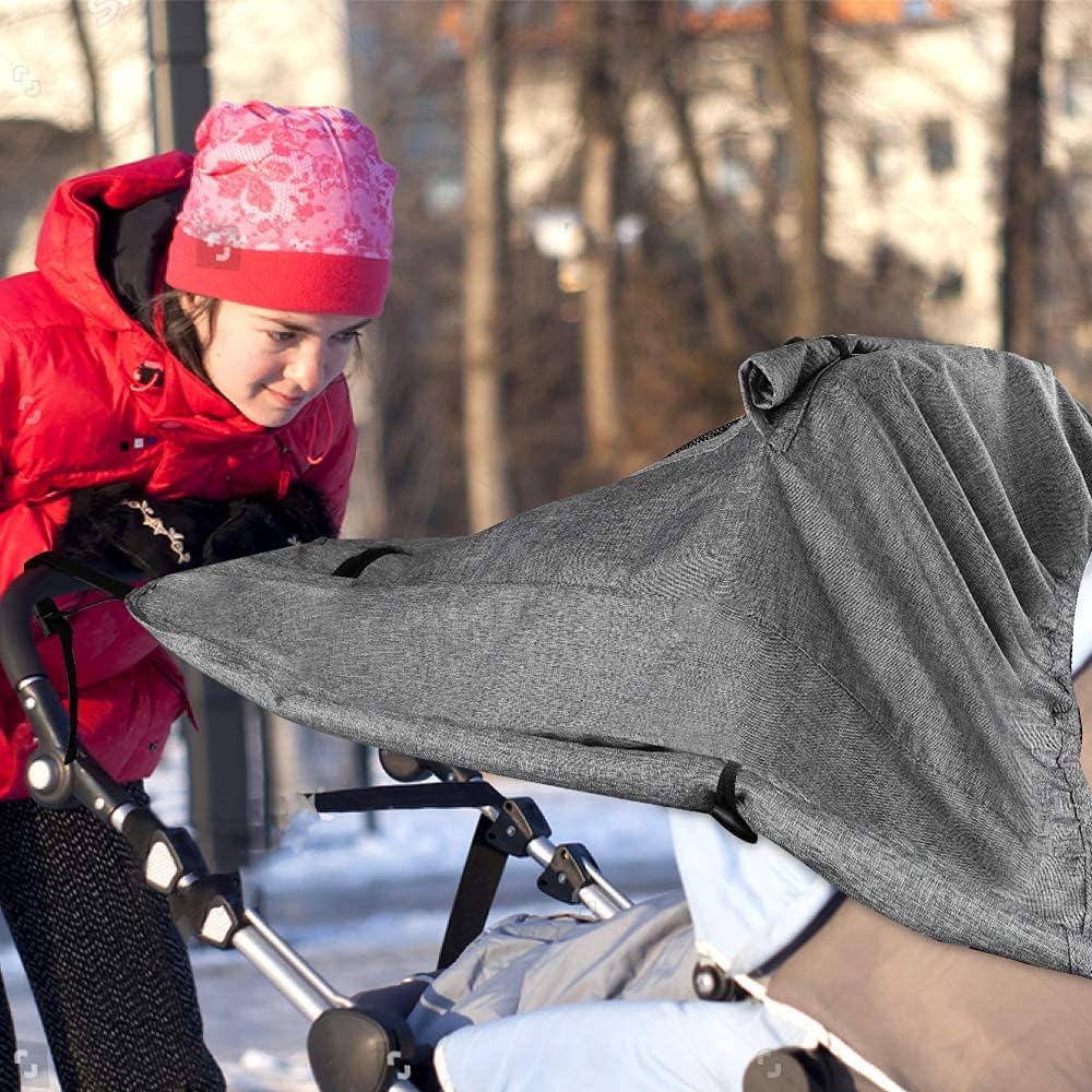 Thumbnail 6 de YeahBoom Sonnensegel für Kinderwagen mit UV 50+, Sichtfenster und breiten Schattenflügeln