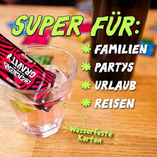Detalle 1 de Big Potato Cards vs Gravity – Das Hacken-und-Balancier-Partyspiel für 2–8 Spieler
