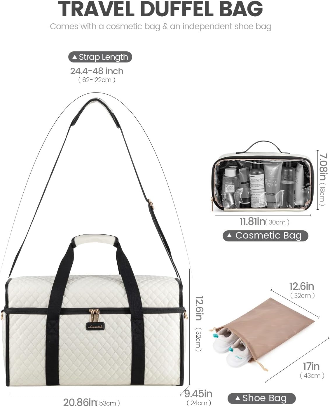 Thumbnail 4 de LOVEVOOK Travel Bag 53cm carry‑on