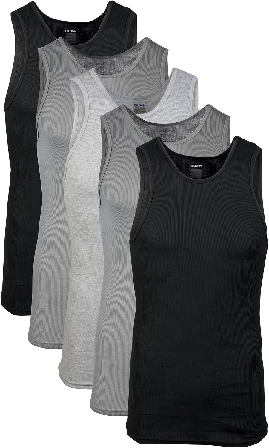 Thumbnail 2 de Gildan Men's A-Shirts Tank Multipack 3-pack