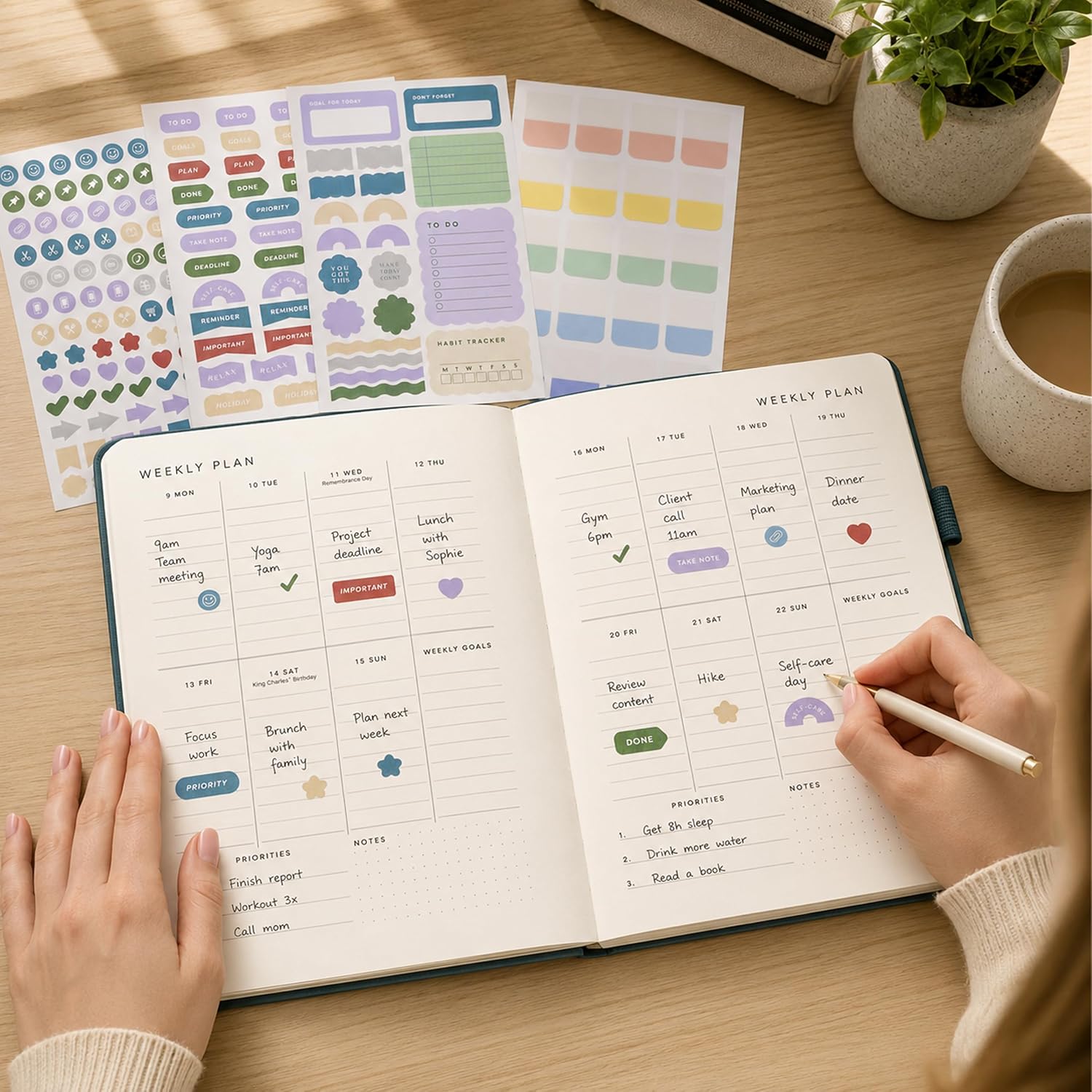 Thumbnail 6 de &And Per Se Planner 2026-2027, 15-Month B5 Weekly and Monthly Hardcover