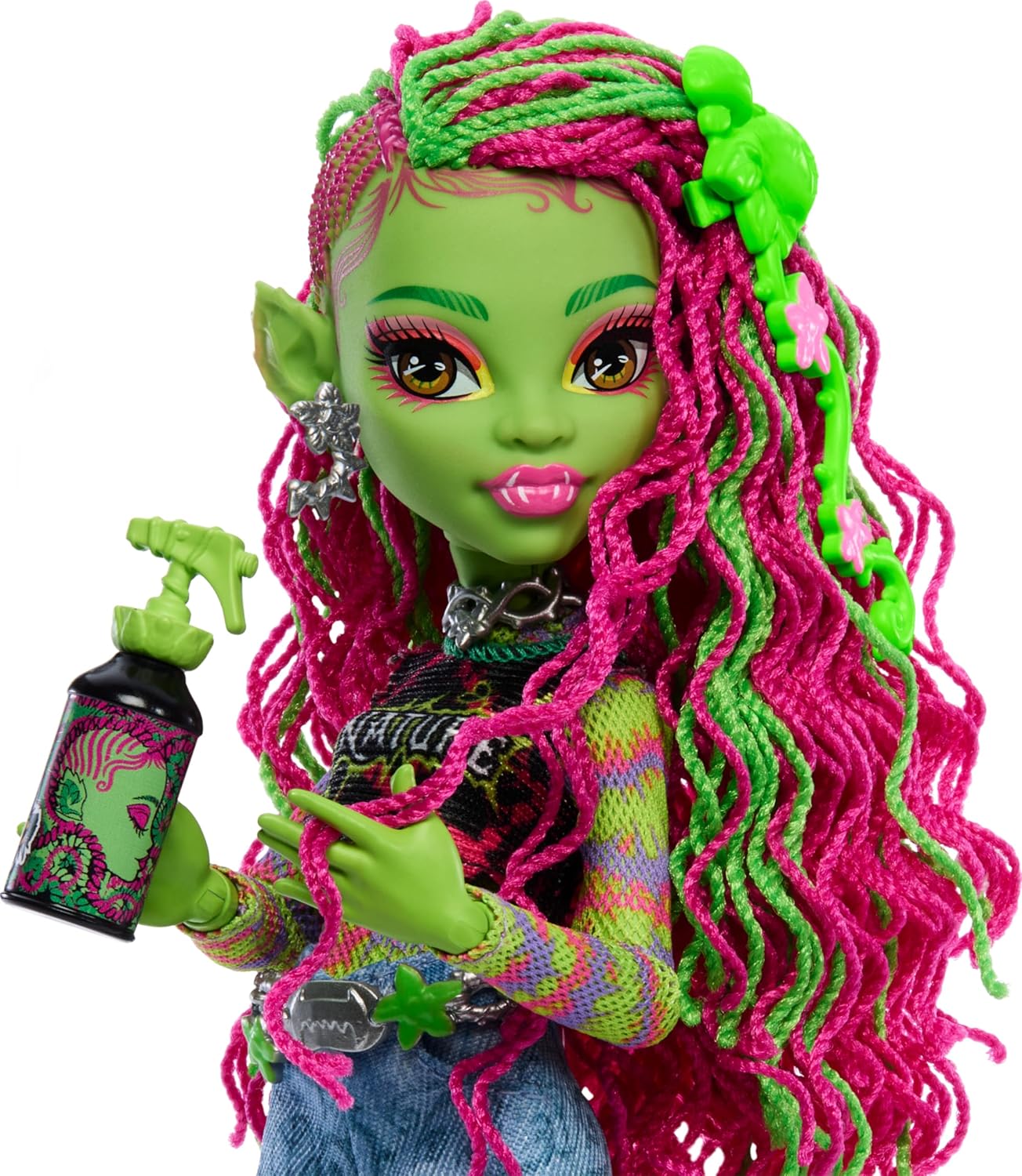 Detalle de Monster High Venus McFlytrap-Puppe HRP81
