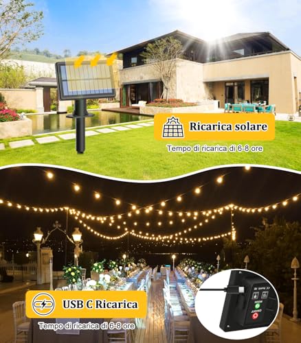 Detalle de Solaire Remote Guirlande Exterieur 15M G40 - SAEIHGAE