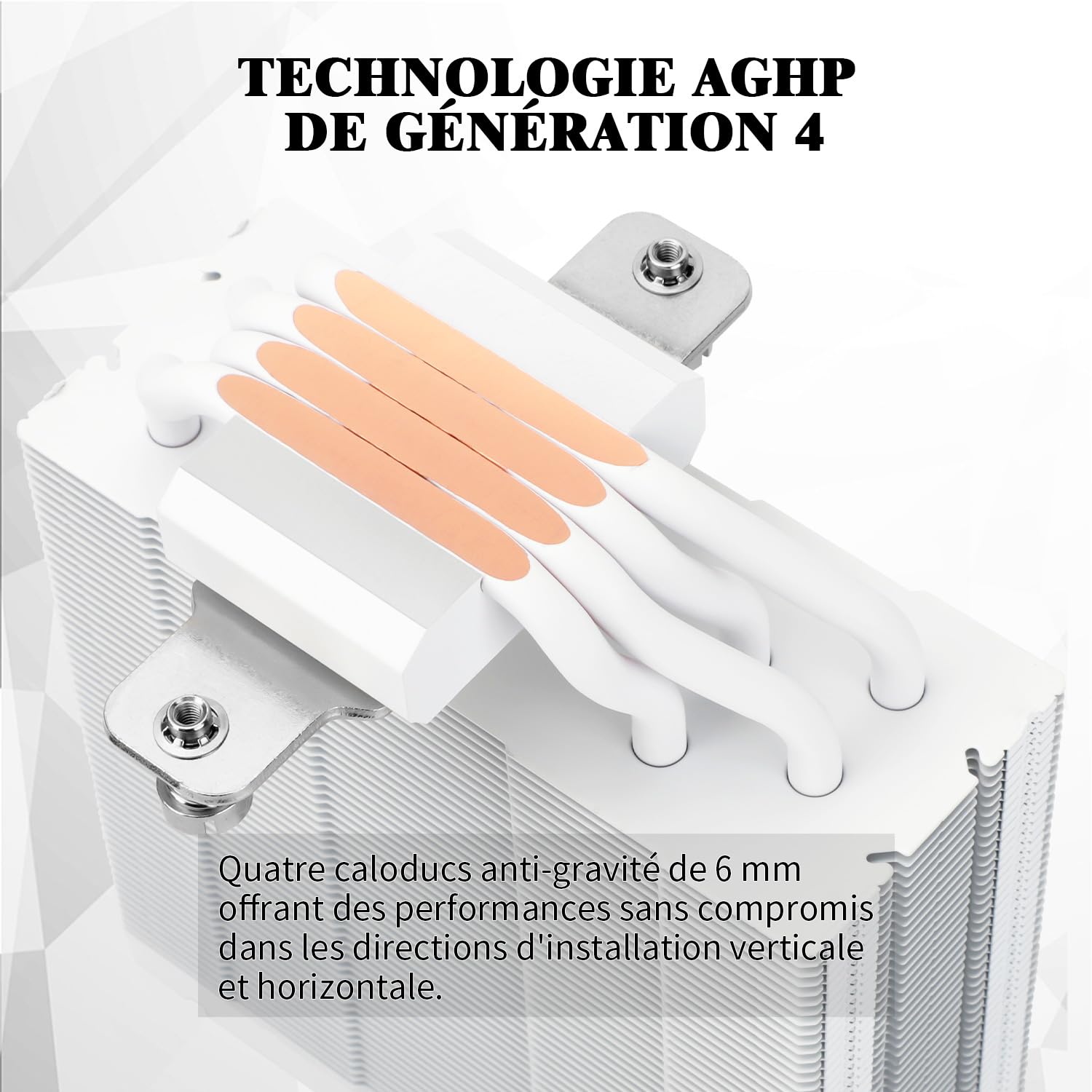 Detalle 2 de TR Assassin Spirit 120 Vision ARGB bianco – CPU Air Cooler con display LCD IPS 1,54” e compatibilità Intel LGA1700/1851, AMD AM4/AM5
