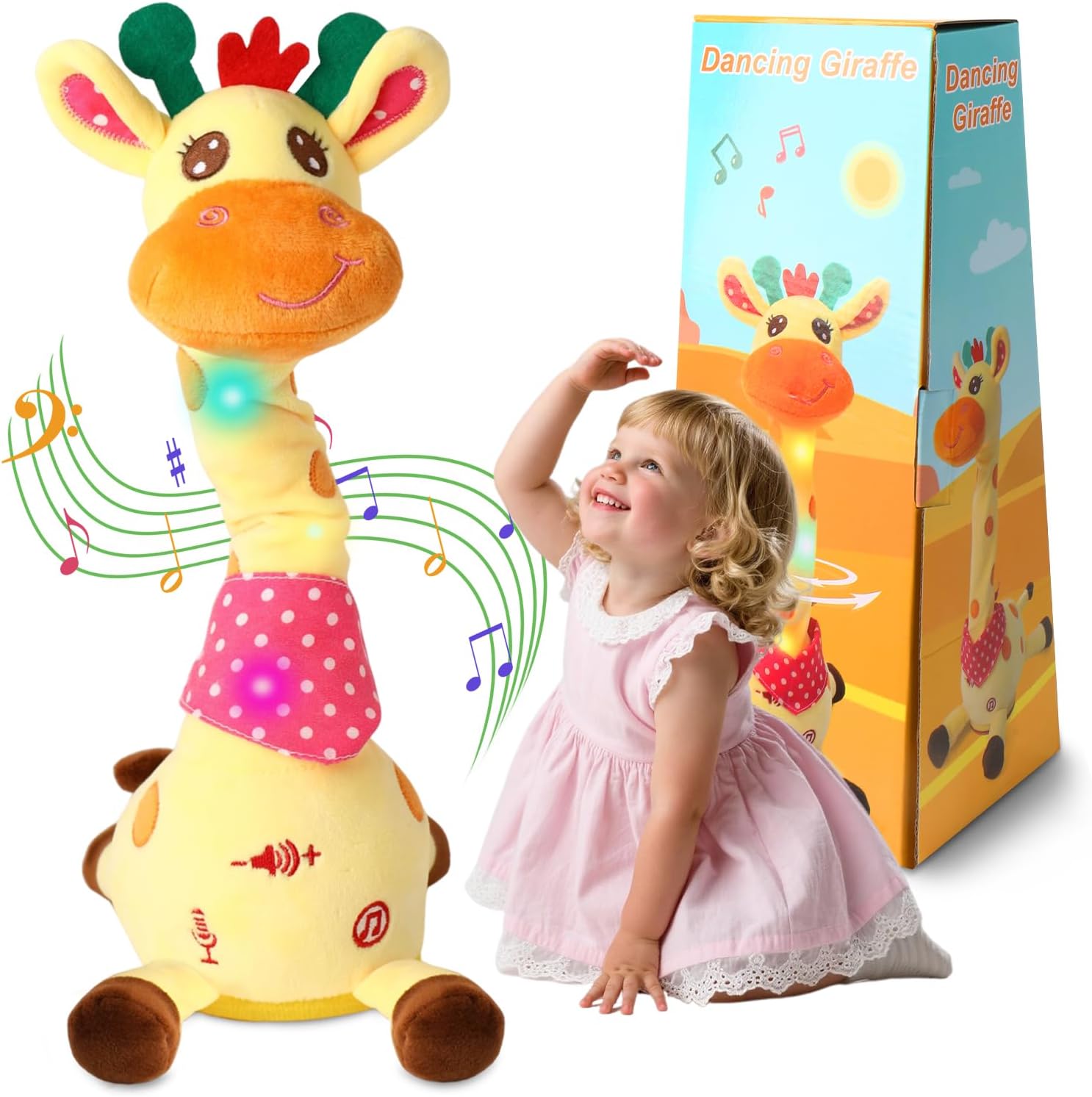 LLUKEME Dancing Giraffe Toy