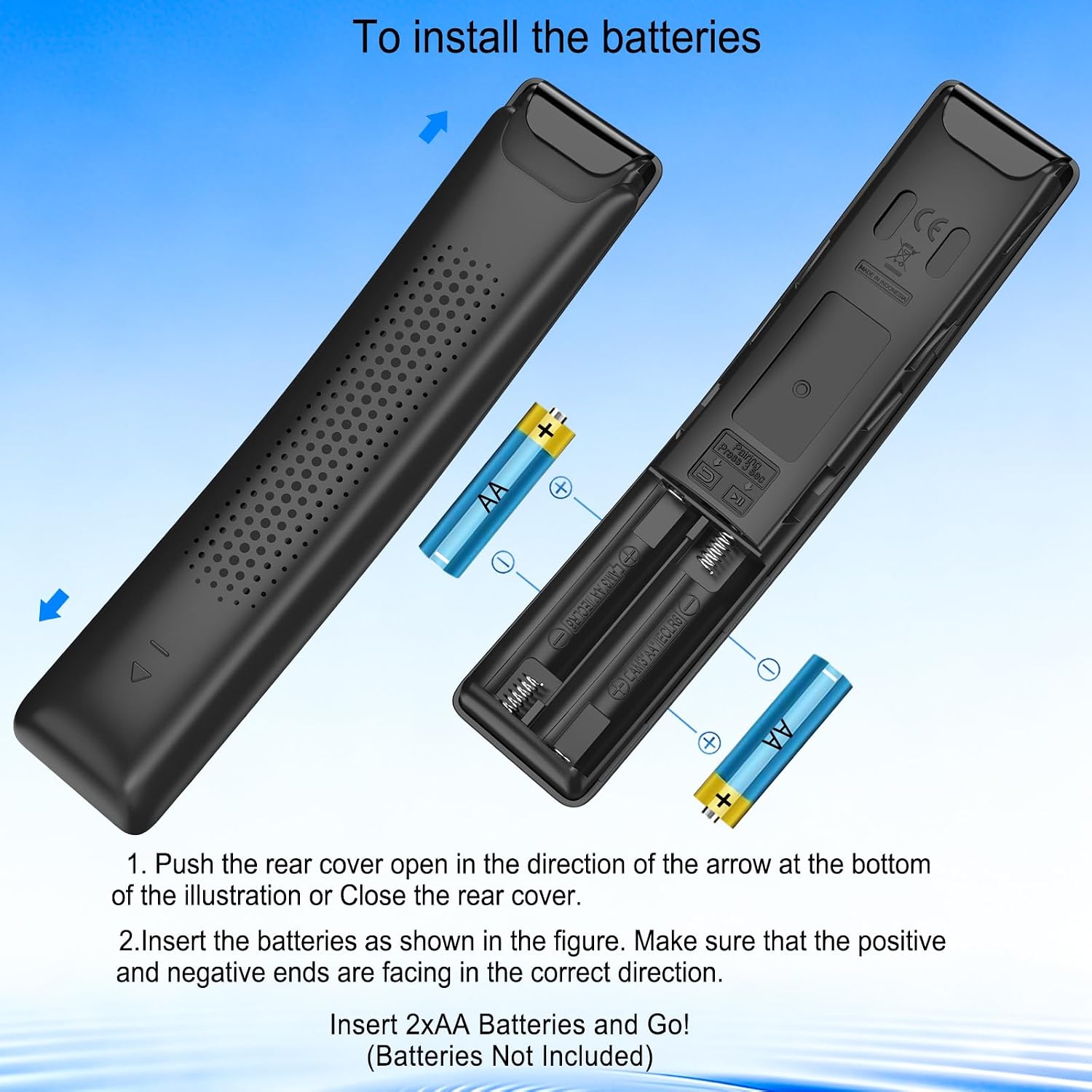 Detalle de 2 Pack Replacement Samsung Smart TV Remote — Universal for All Samsung TVs