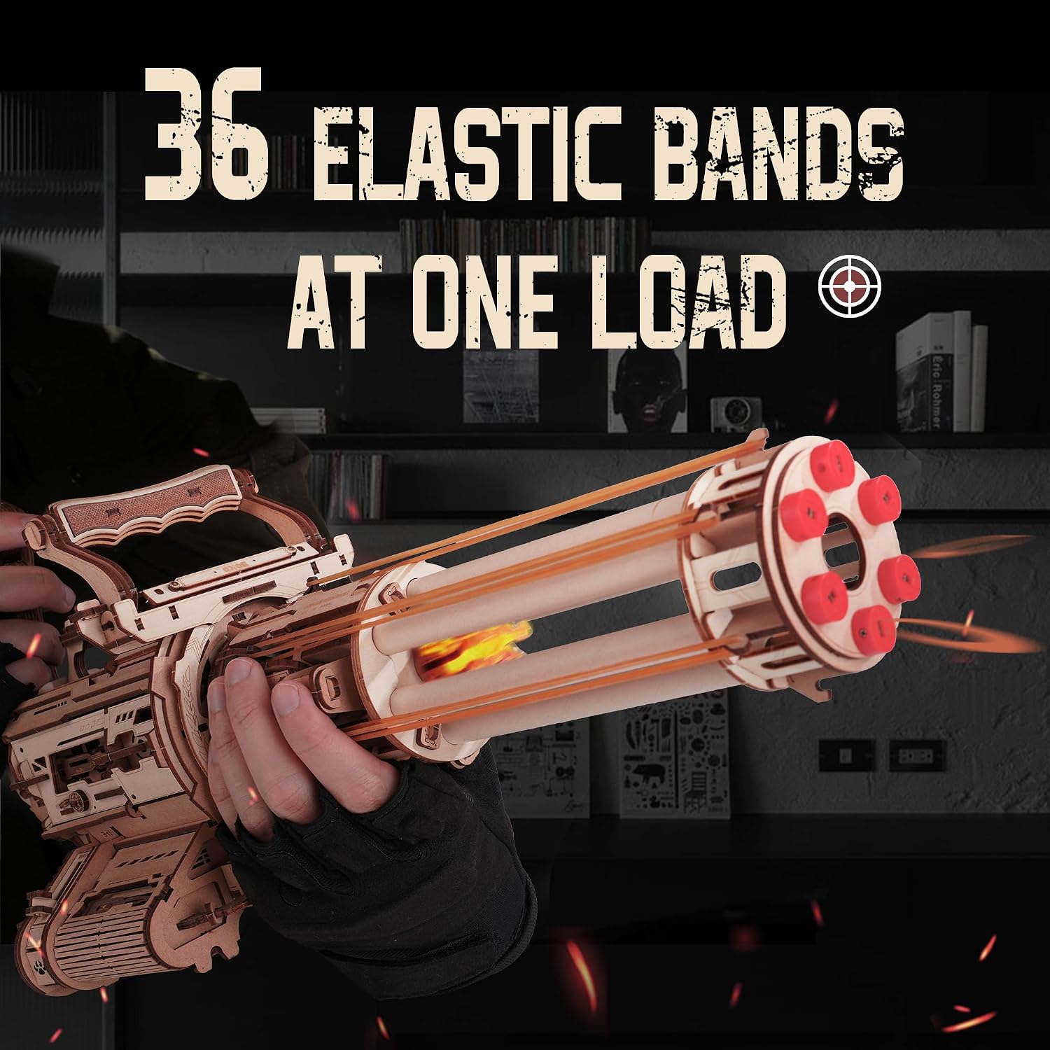 Thumbnail 4 de ROKR 3D Puzzle Model Kit: Rotating-Barrel Machine LQA01 for Adults