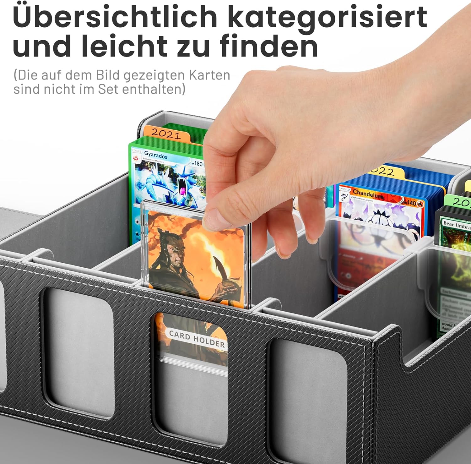 Detalle 2 de Hot Bee Deck Box für 2400 Sammelkarten 🎴