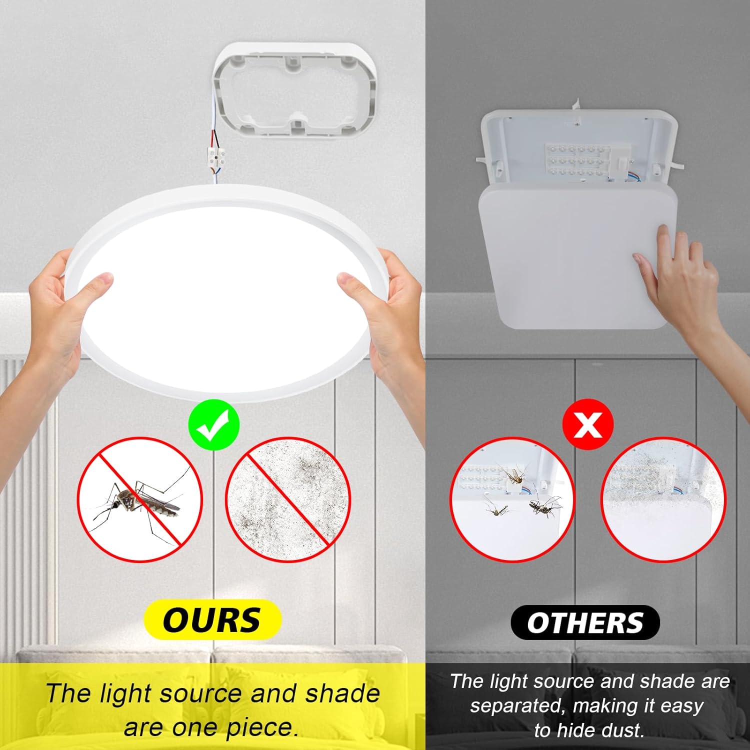 Detalle 2 de Befurglor 24W LED Ceiling Light 28.5cm
