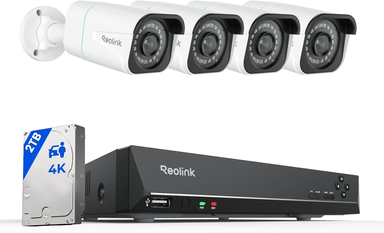 Reolink RLK8-800B4 4K Kit PoE Extérieur 8CH