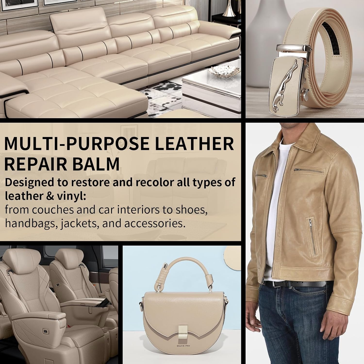 Thumbnail 4 de SHABEIBEI Leather Recoloring Balm 1 Kit