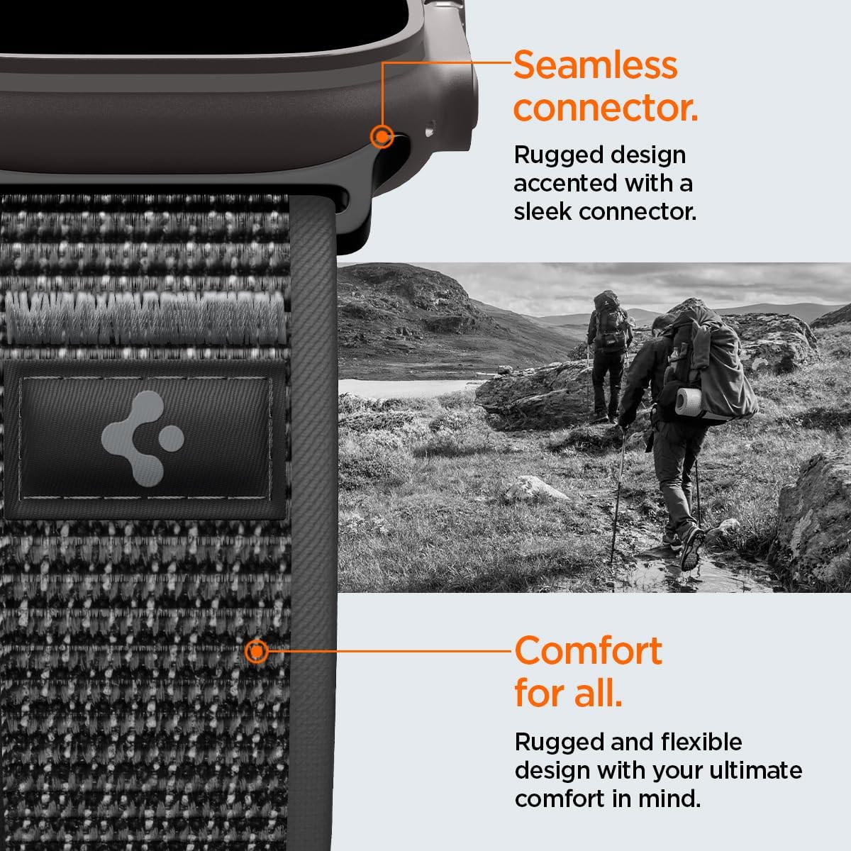 Thumbnail 6 de Spigen Athlex Air 2 Bracelet en tissu pour Apple Watch Ultra 2/1 (49 mm) et autres séries compatibles