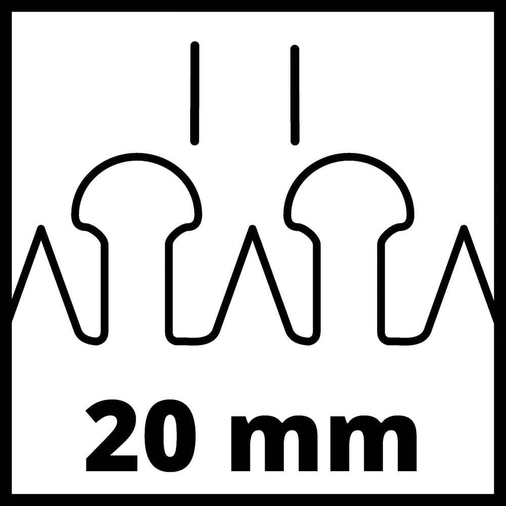 Thumbnail 6 de Einhell GC-HH 9046 900W Electric Long Reach Hedge Trimmer (2M pole, 2.6M reach) with tiltable cutting head