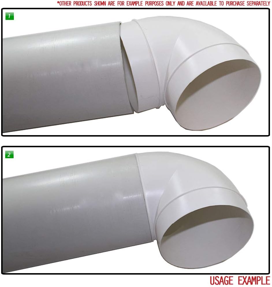 Detalle de Kair 90 Degree Elbow Bend 150mm (6 inch) Plastic Ducting Joint