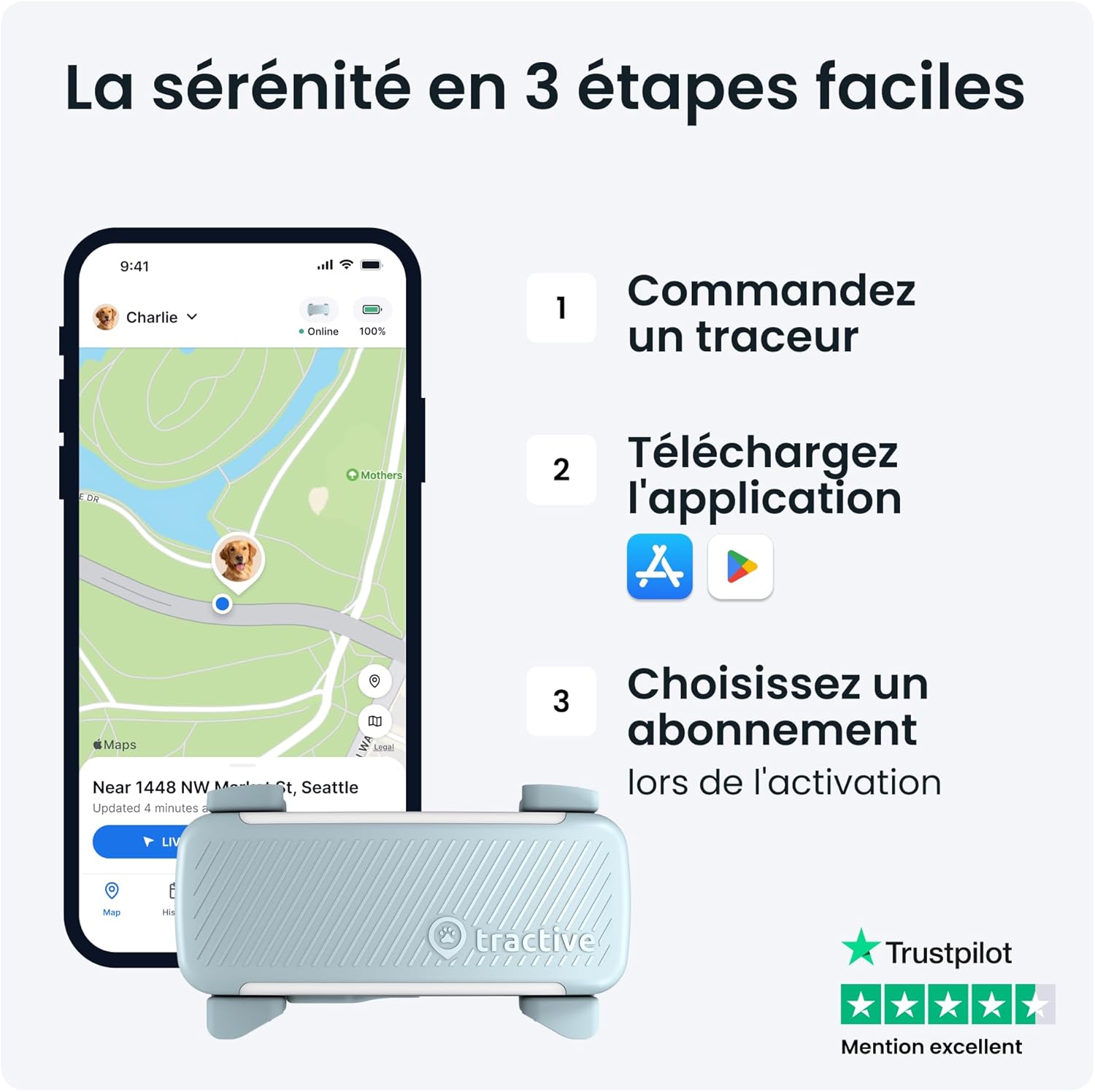 Thumbnail 6 de Tractive Collier GPS 2025