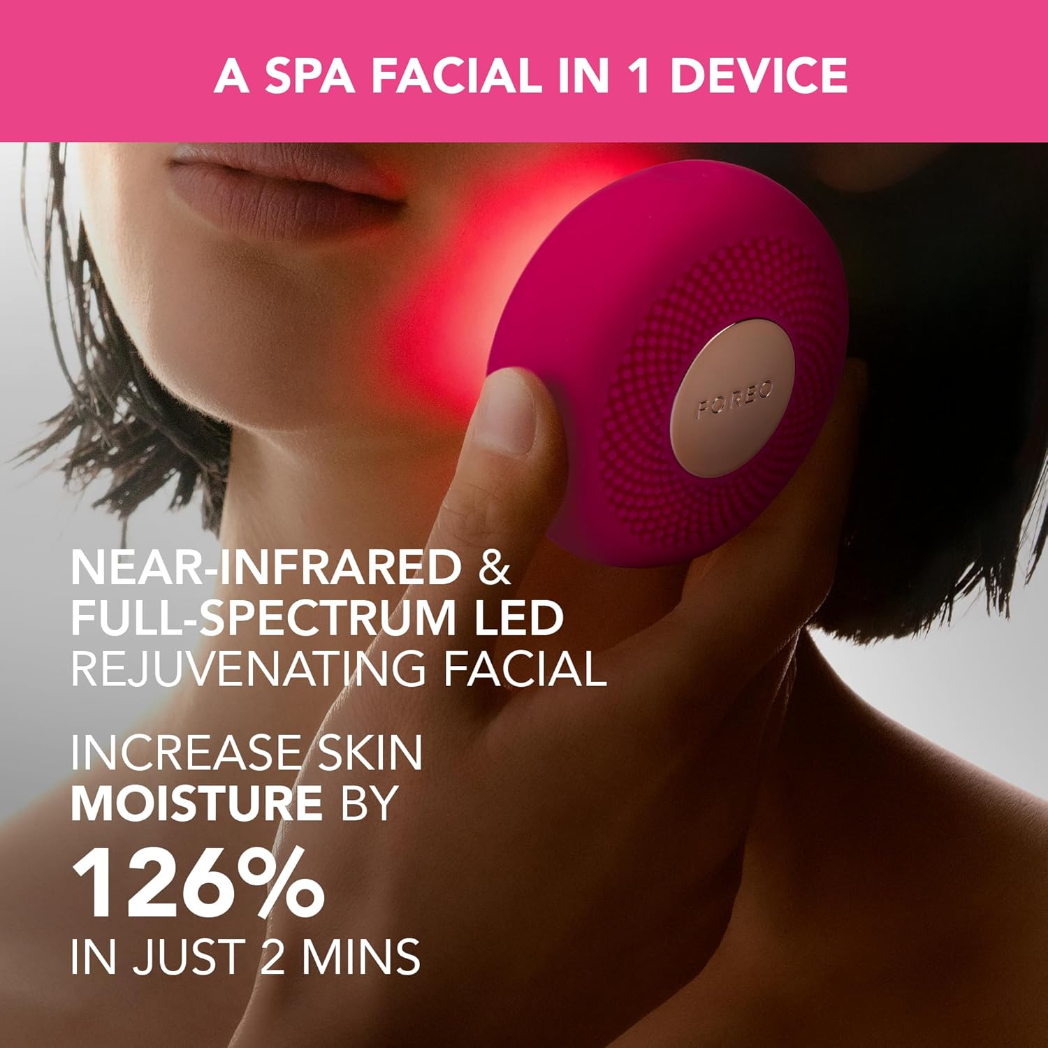 Thumbnail 1 de FOREO UFO 3 LED 4-in-1 Face Mask Skincare Device with NIR & Red Light Therapy