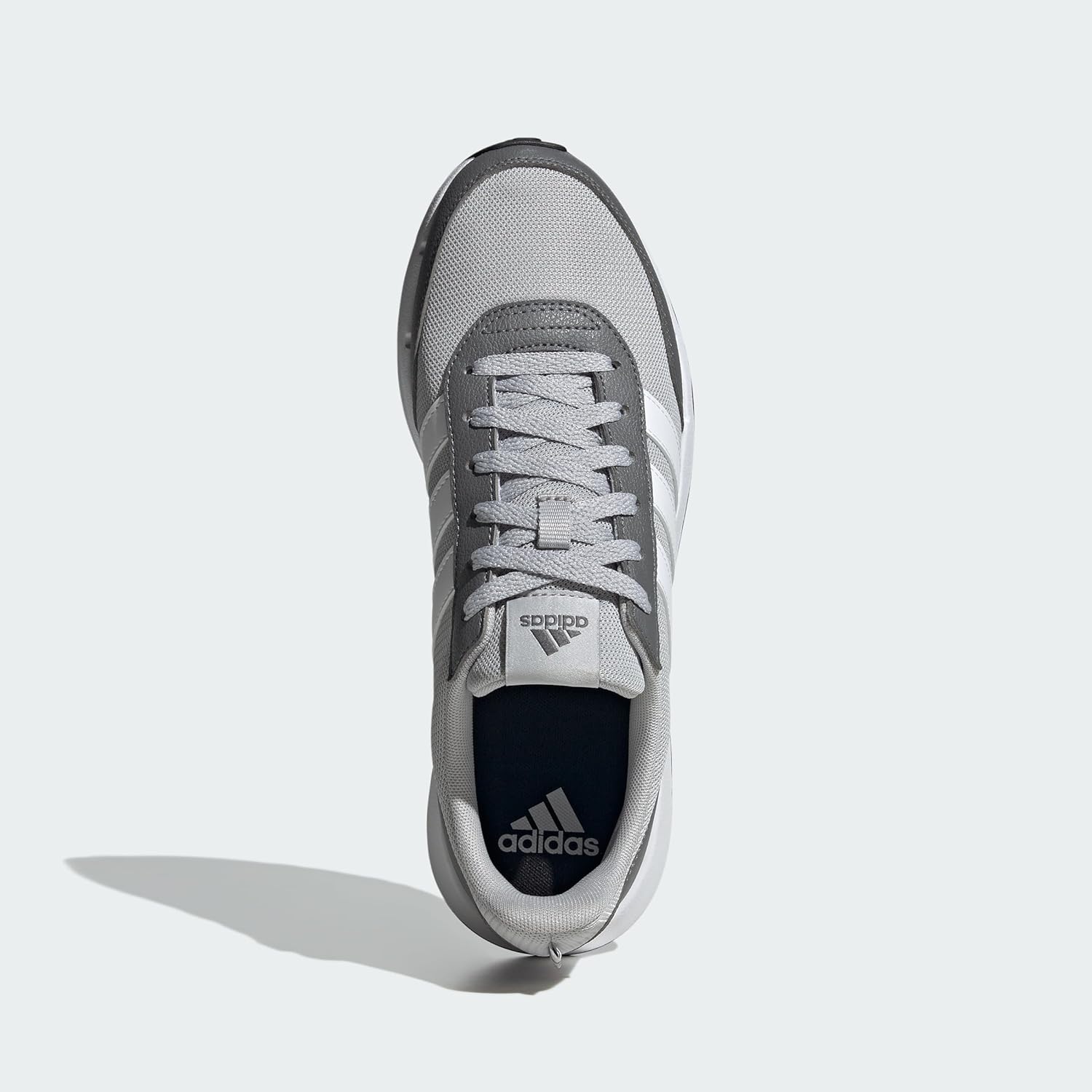 Thumbnail 2 de adidas Herren Run 50s Sneaker Laufschuh IG6554 in Weiß/Blau