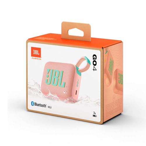 Thumbnail 7 de JBL GO 4: altavoz Bluetooth portátil rosa con IP67 y hasta 7 h de reproducción