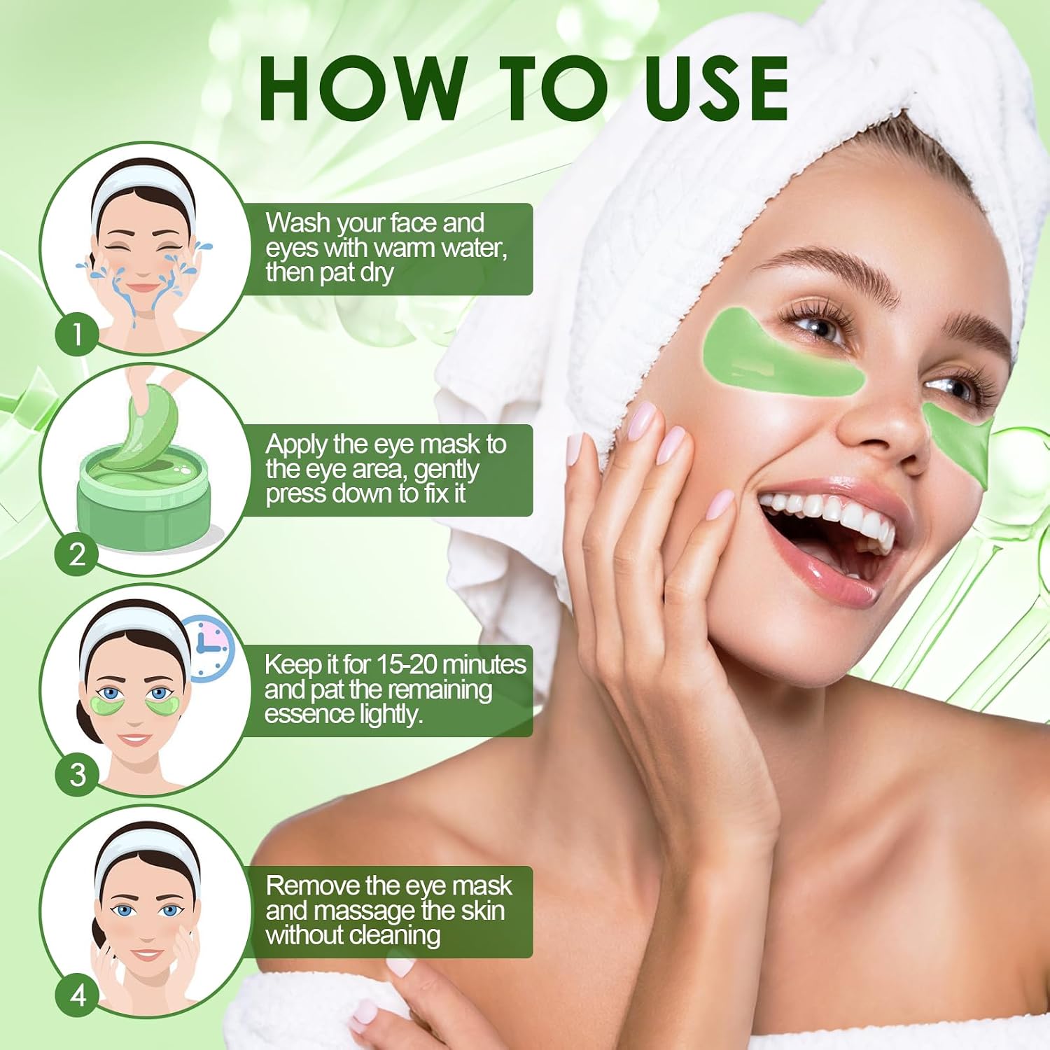 Thumbnail 4 de Patch Occhi Idratanti 60 Pezzi con Aloe Vera