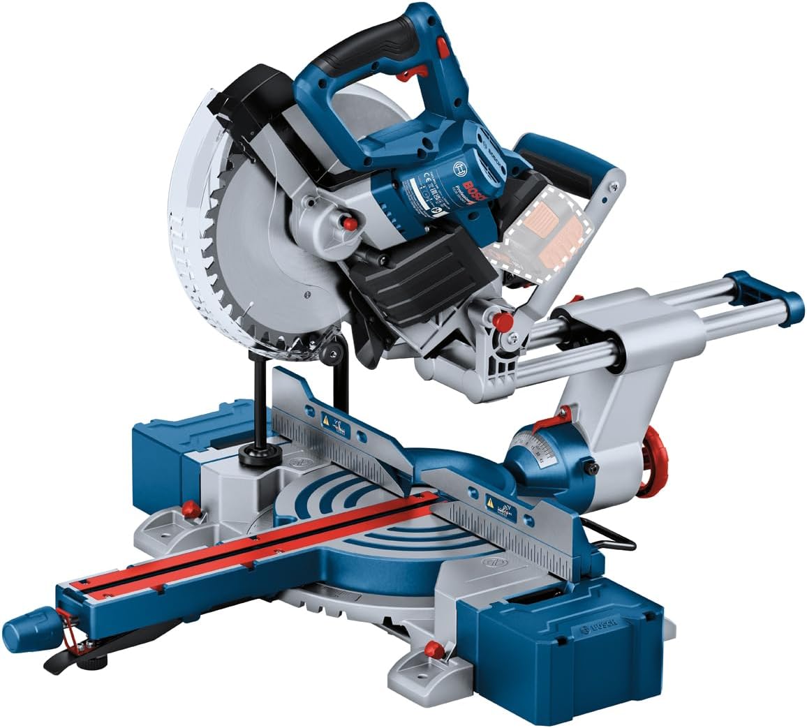 Detalle de Bosch Professional 18V System scie à onglets radiale sans-fil GCM 18V-254 D