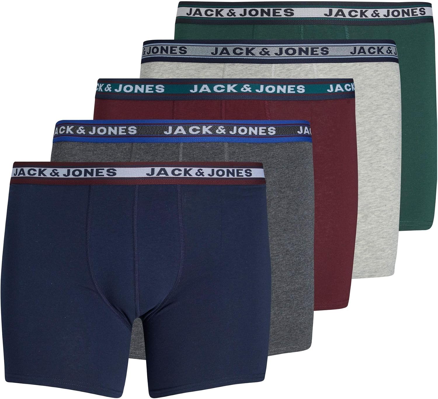 Thumbnail 2 de Jack & Jones Plus Jacoliver PlsCalzoncillos para baño (5 uds) – XXXLXXXL para hombre