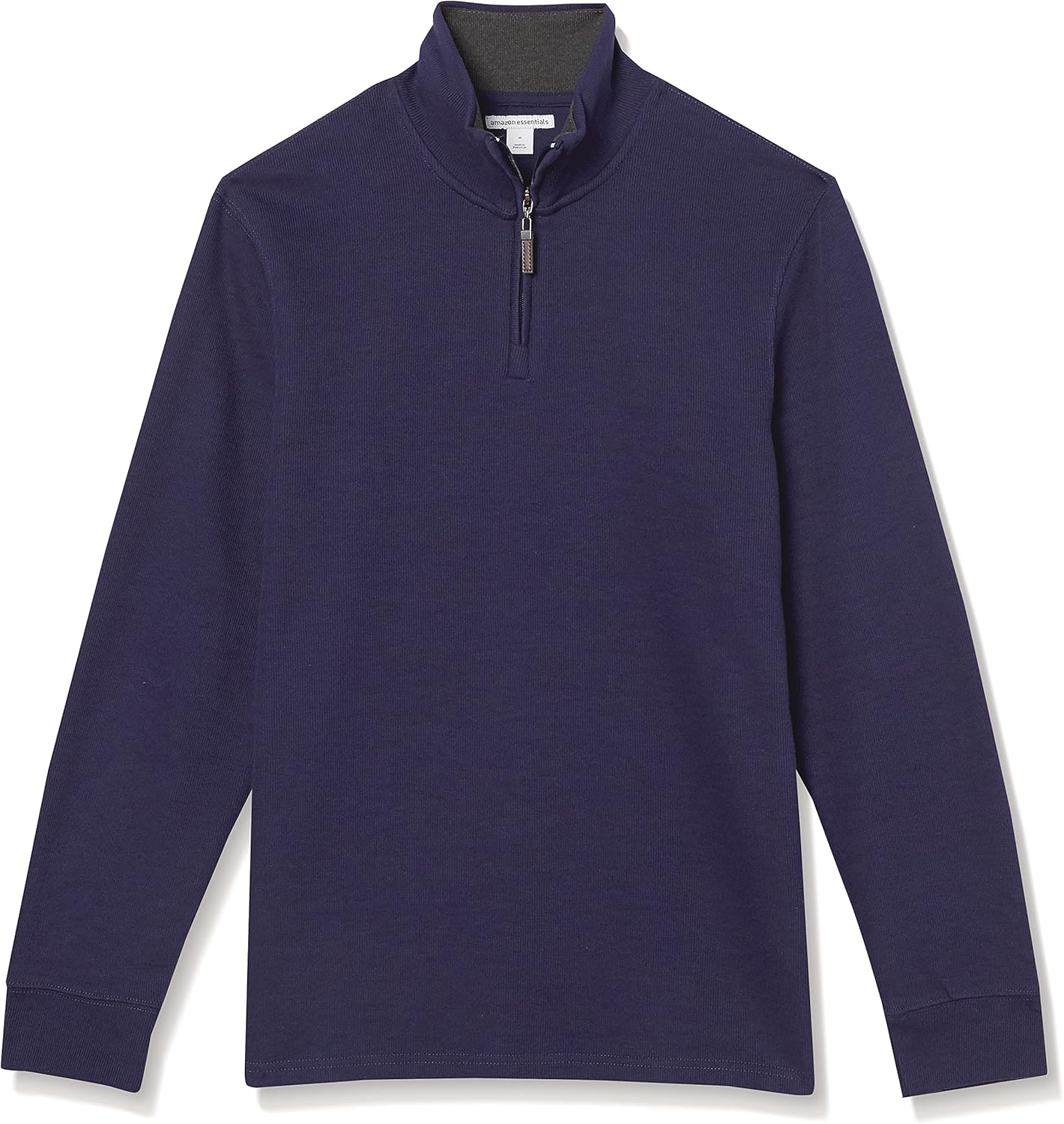 Thumbnail 5 de Herren-Pullover mit Viertelreißverschluss aus französischem Rippstrick – Amazon Essentials (Normale Passform)